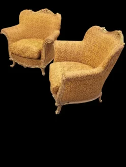 Pamono Sofa with Armchairs, 1950s, Set of 3><noscript><img width=