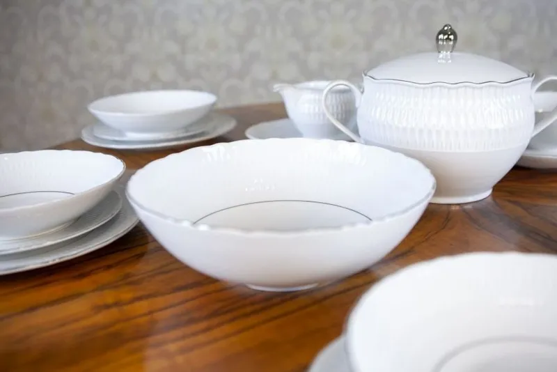 Pamono Sofia Dinner Service for Six People from Ćmielów, Set of 25> Tabletop|Dinner Plates & Bowls