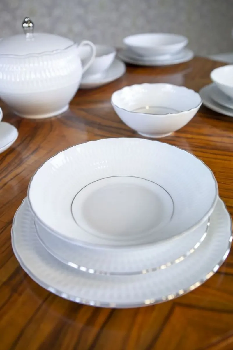 Pamono Sofia Dinner Service for Six People from Ćmielów, Set of 25> Tabletop|Dinner Plates & Bowls