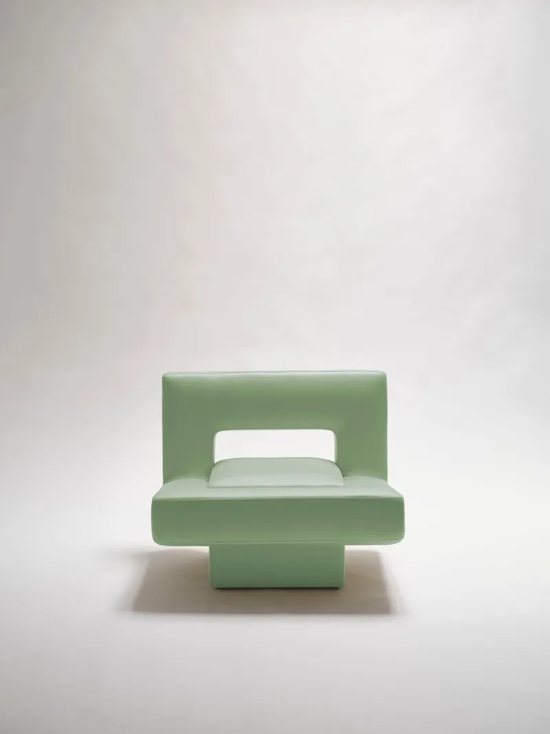 Pamono Soft Block Armchair by Bernhardt & Vella for No More Private> Seating