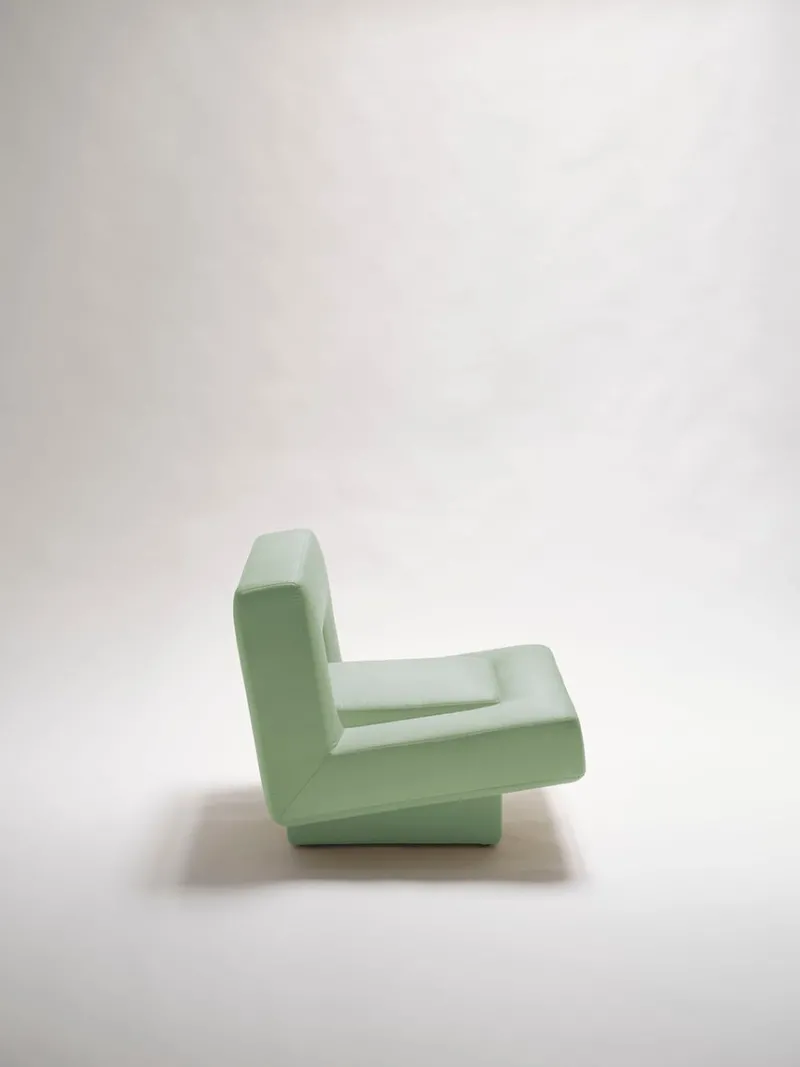 Pamono Soft Block Armchair by Bernhardt & Vella for No More Private> Seating