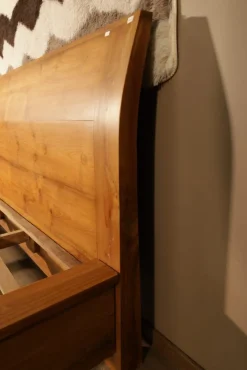 Pamono Solid Bed in Teak><noscript><img width=