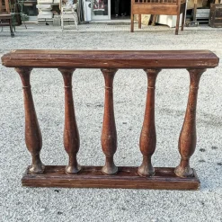 Discount Pamono Solid Wood Parapet Column or Balustrade, Italy, Early 1900s