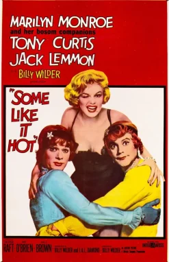 Pamono Some Like It Hot Original Vintage Movie Poster, American, 1959> Posters