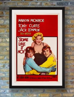 Pamono Some Like It Hot Original Vintage Movie Poster, American, 1959> Posters