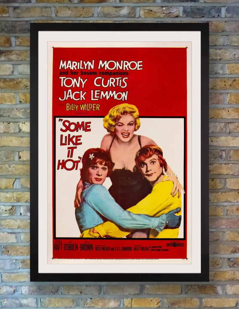Pamono Some Like It Hot Original Vintage Movie Poster, American, 1959> Posters
