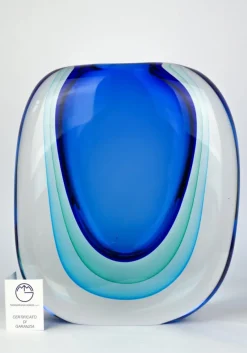 Discount Pamono Sommerso Technique Glass Vase by Michele Onesto for Made Murano Glass, 2019