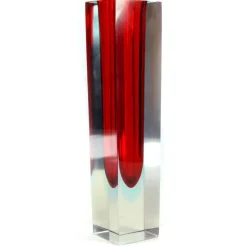 Pamono Sommerso Vase by Alessandro Mandruzzato, 1960s> Vases