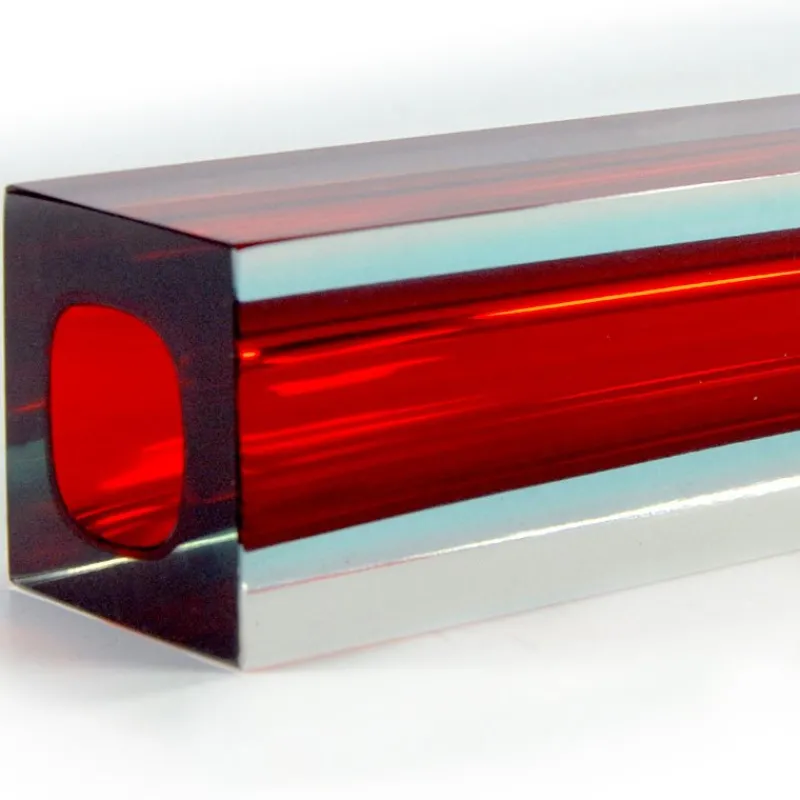 Pamono Sommerso Vase by Alessandro Mandruzzato, 1960s> Vases