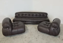 Discount Pamono Soriana Living Room Set by Afra and Tobia Scarpa for Cassina, 1969, Set of 3