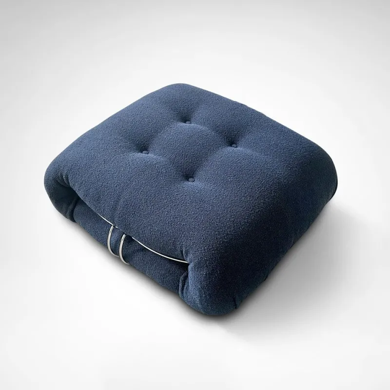 Pamono Soriana 2-Seater Sofa and Ottoman by Tobia and Afra Scarpa for Cassina, 2010s, Set of 2> Living Room Sets