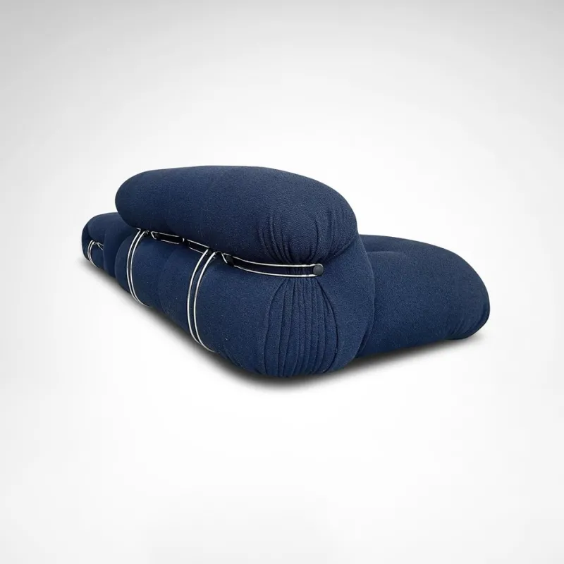 Pamono Soriana 2-Seater Sofa and Ottoman by Tobia and Afra Scarpa for Cassina, 2010s, Set of 2> Living Room Sets