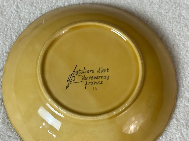 Pamono Soup Plates from Sarreguemines, 1950s, Set of 12> Dinner Plates & Bowls