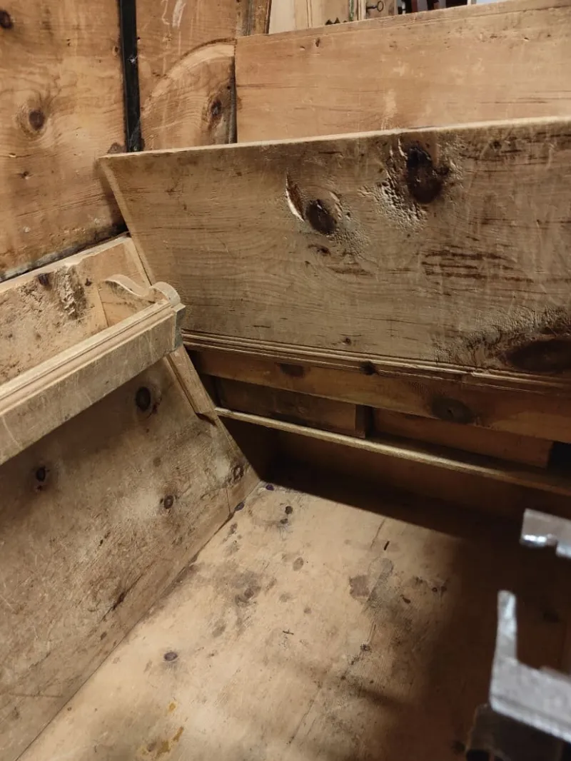 Pamono South Tyrolean Wedding Chest, 1883> Dressers, Commodes & Chests