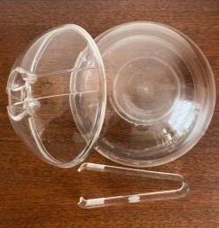 Pamono Space Age Acrylic Glass Ice Bucket Stella by Paolo Tilche for Guzzini, 1970s><noscript><img width=