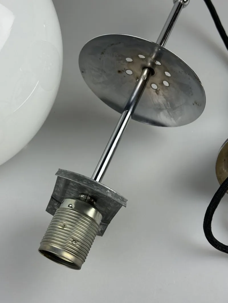 Pamono Space Age Ball Pendant Lamp, 1970s> Ceiling Lights