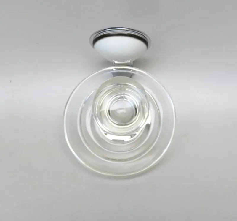 Pamono Space Age Bathroom Set in Chrome-plated Brass and Porcelain, 1970s, Set of 4> Architectural Elements