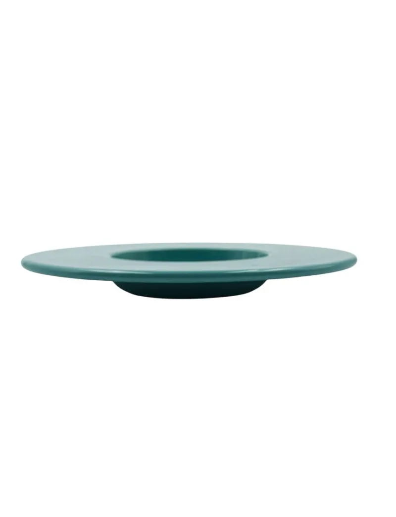 Hot Pamono Space Age Blue Ceramic Disco Bowl from Sicart, Italy, 1970s