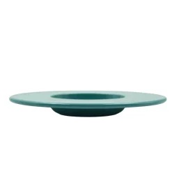 Hot Pamono Space Age Blue Ceramic Disco Bowl from Sicart, Italy, 1970s