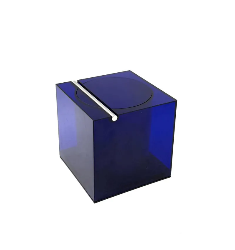 Pamono Space Age Blue Plastic Ice Bucket by Cini & Nils for Studio Opi, Italy, 1970s> Ice Buckets & Wine Coolers