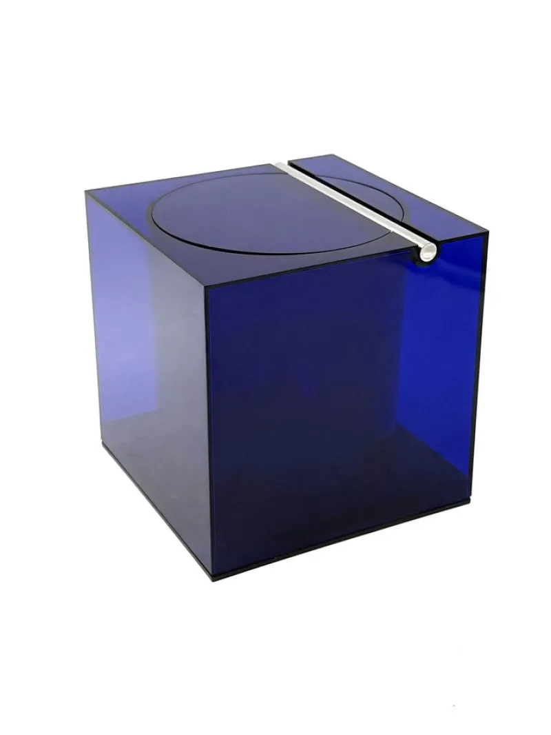 Pamono Space Age Blue Plastic Ice Bucket by Cini & Nils for Studio Opi, Italy, 1970s> Ice Buckets & Wine Coolers