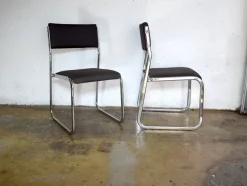 Sale Pamono Space Age Chrome Chairs, Germany, 1970s, Set of 2