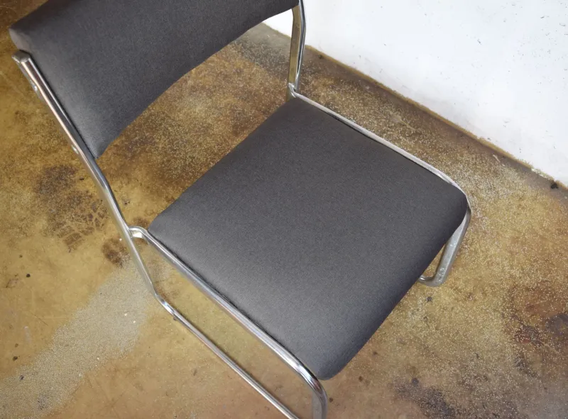 Sale Pamono Space Age Chrome Chairs, Germany, 1970s, Set of 2