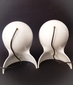 New Pamono Space Age Dalù Lamps by Vico Magistretti for Artemide, 1970s, Set of 2