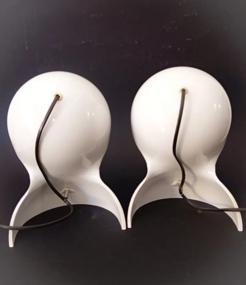 New Pamono Space Age Dalù Lamps by Vico Magistretti for Artemide, 1970s, Set of 2