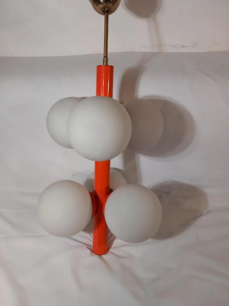 Pamono Space Age Hanging Lamp, 1970s> Ceiling Lights