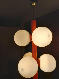 Pamono Space Age Hanging Lamp, 1970s><noscript><img width=