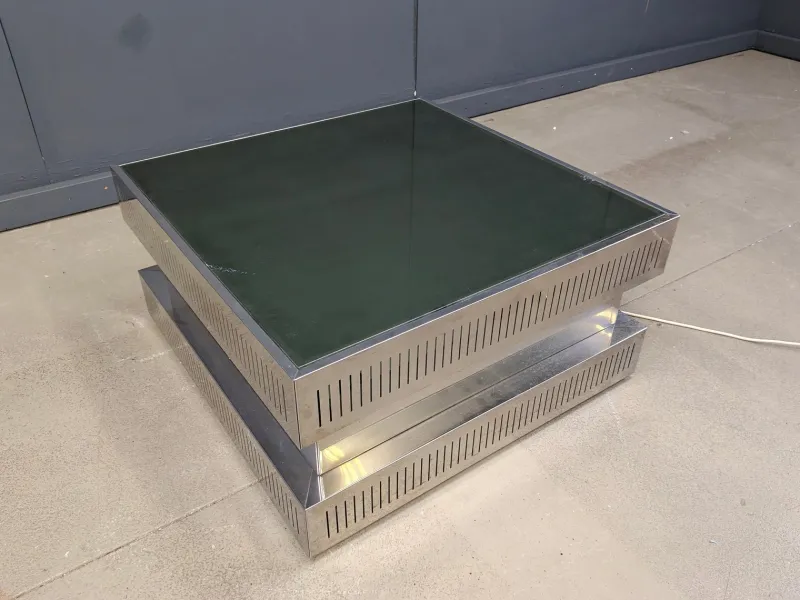 Pamono Space Age Illuminated Coffee Table, Italy, 1970s> Coffee & Side Tables