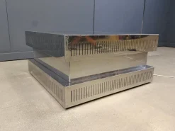 Pamono Space Age Illuminated Coffee Table, Italy, 1970s><noscript><img width=
