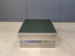 Pamono Space Age Illuminated Coffee Table, Italy, 1970s><noscript><img width=