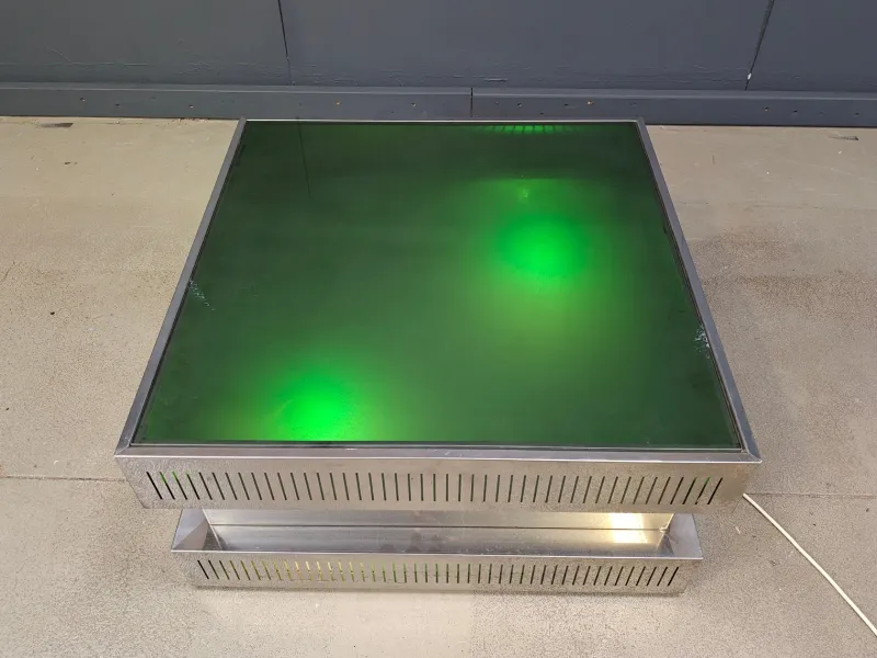 Pamono Space Age Illuminated Coffee Table, Italy, 1970s> Coffee & Side Tables