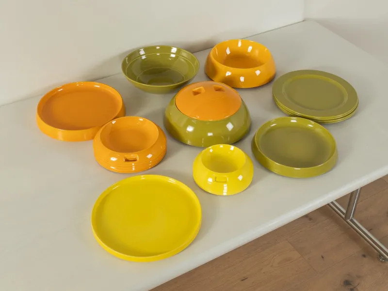 Pamono Space Age La Boule Modular Tableware from Villeroy & Boch, 1971, Set of 19> Dinnerware Accessories