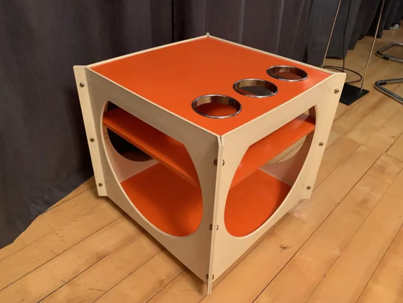Discount Pamono Space Age Mobile Bar Table, 1970s