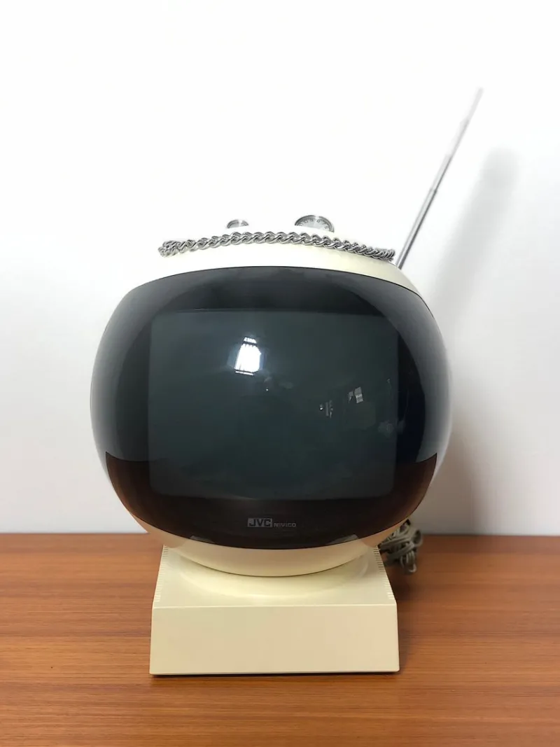 Pamono Space Age NIVICO Television from JVC, Japan, 1970s