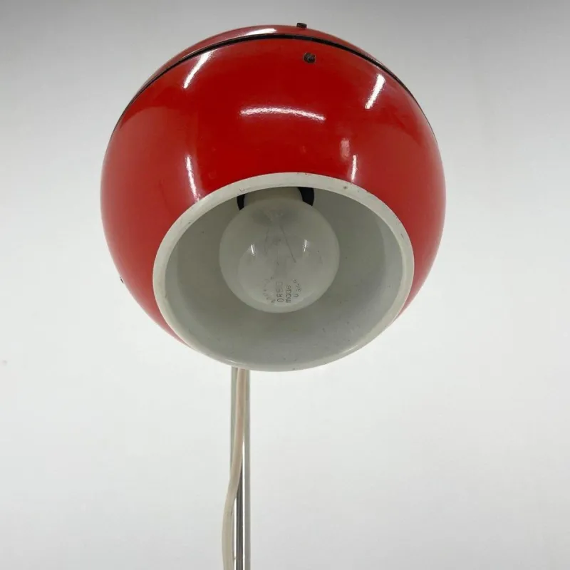 Pamono Space Age Red Floor Lamp, Germany, 1960s> Floor Lamps