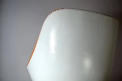 New Pamono Space Age Swivel Chair in Orange, 1970s