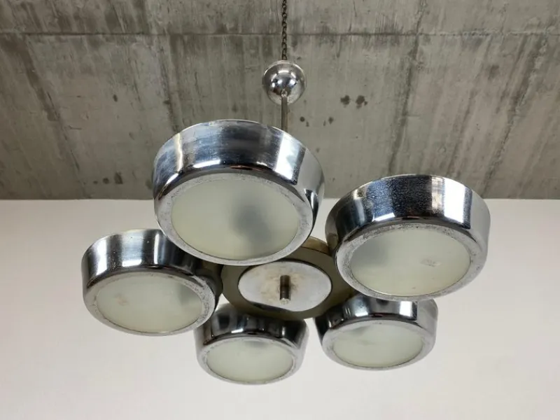 Clearance Pamono Space Age UFO Hanging Lamp, 1930s