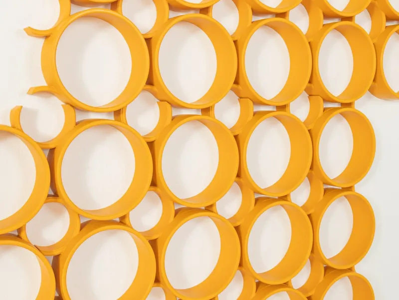 Clearance Pamono Space Age Wall Panels, 1970s, Set of 5