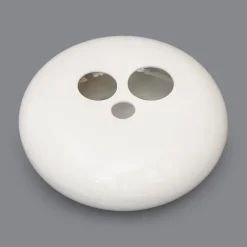 Best Pamono Space Age White Ceramic Vase, 1960s