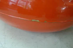 Pamono Spage Age Red Garden Egg Chair by Peter Ghychy, 1960s><noscript><img width=