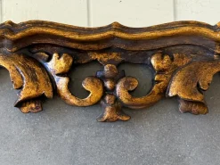 Discount Pamono Spanish Baroque Style Carved Gilded Walnut Ormolu Mirror, 1890