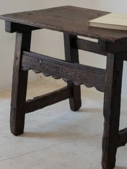 Pamono Spanish Engraved Console Table, 1700s><noscript><img width=
