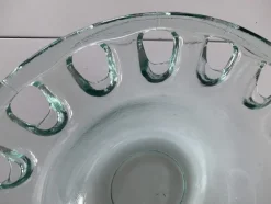 Pamono Spanish Openwork Glass Bowl, 1970s><noscript><img width=