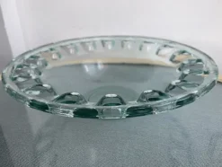 Pamono Spanish Openwork Glass Bowl, 1970s><noscript><img width=