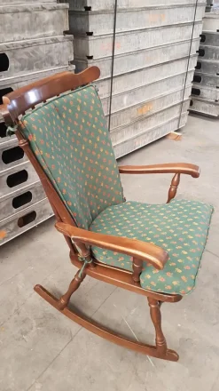 Pamono Spanish Rocking Chair in Oak><noscript><img width=