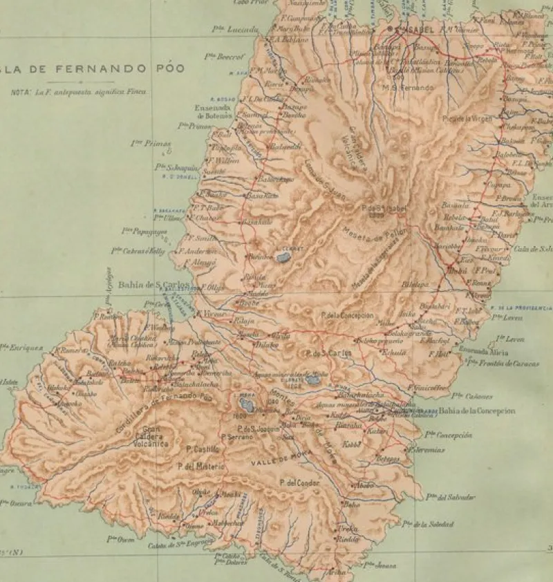 Sale Pamono Spanish Territories in West Africa, 1903